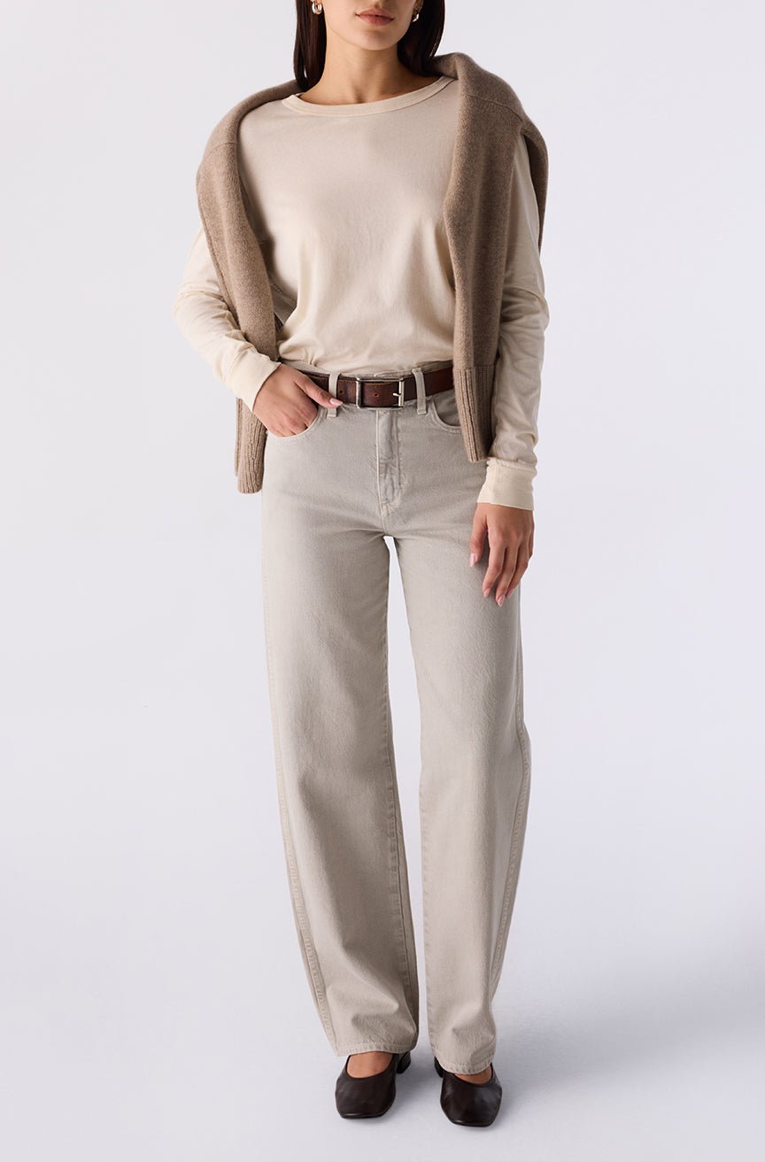 Amo - Christie Barrel Jean in Imprint - Kalifornia Jean Bar