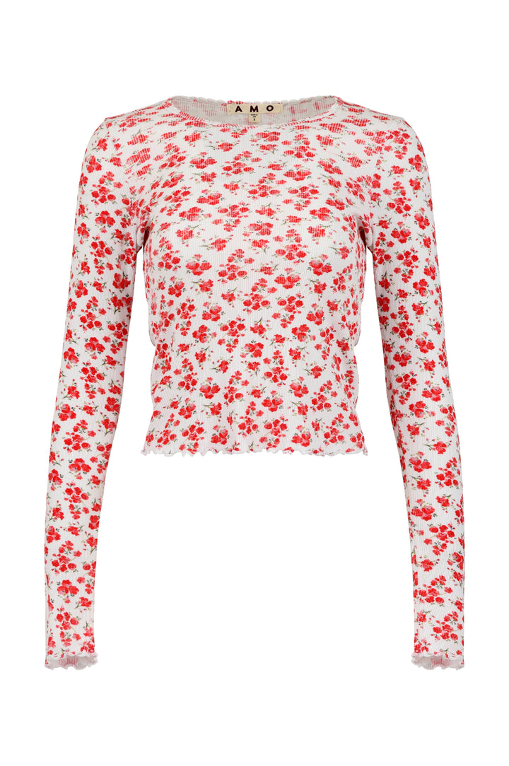 Amo - Ditsy Floral Tori Tee - Kalifornia Jean Bar