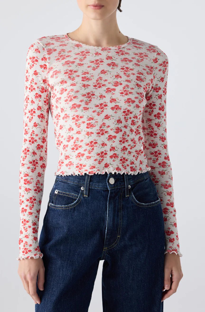 Amo - Ditsy Floral Tori Tee - Kalifornia Jean Bar