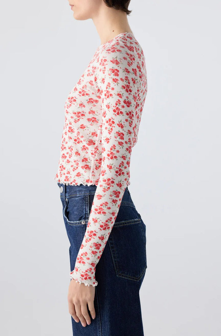 Amo - Ditsy Floral Tori Tee - Kalifornia Jean Bar