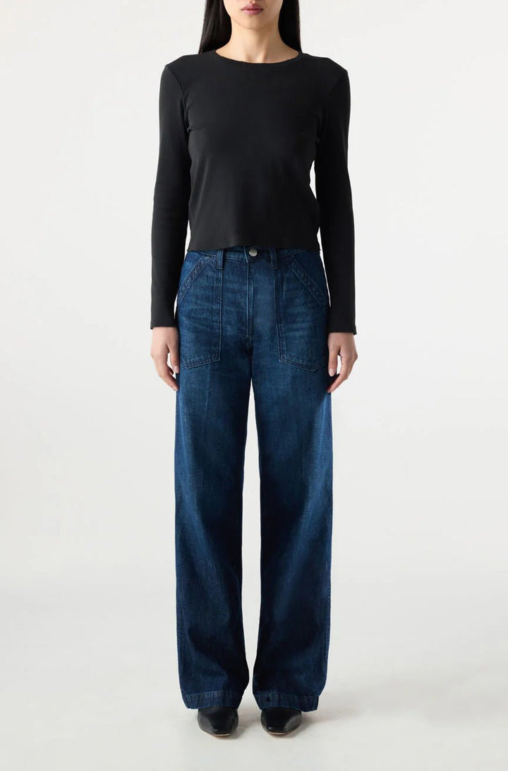 Amo - Greta Trouser in Heartthrob - Kalifornia Jean Bar