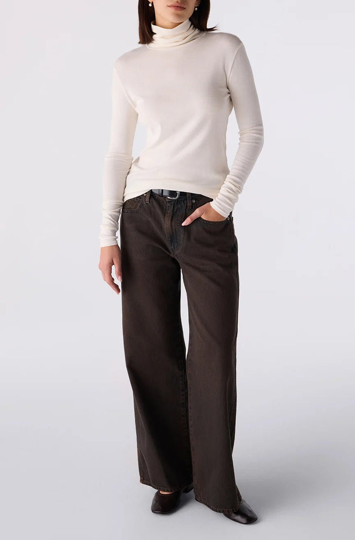 AMO - Kira Wide Leg Jean in Workshop - Kalifornia Jean Bar