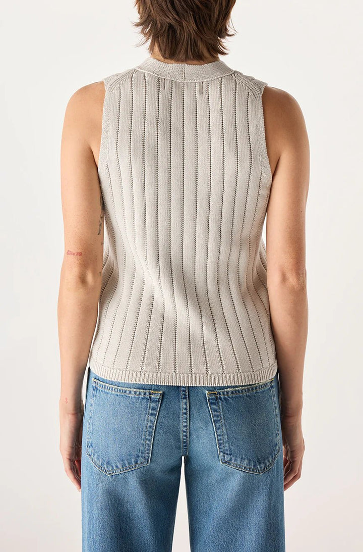 Amo - Marlowe Sweater in Saltstone - Kalifornia Jean Bar