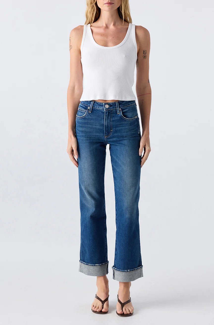 Amo - Rosa Flare Jean in Lush - Kalifornia Jean Bar