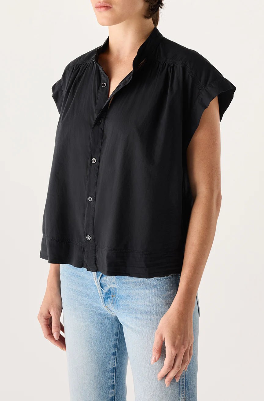 Amo - Tessa Top in Vintage Black - Kalifornia Jean Bar