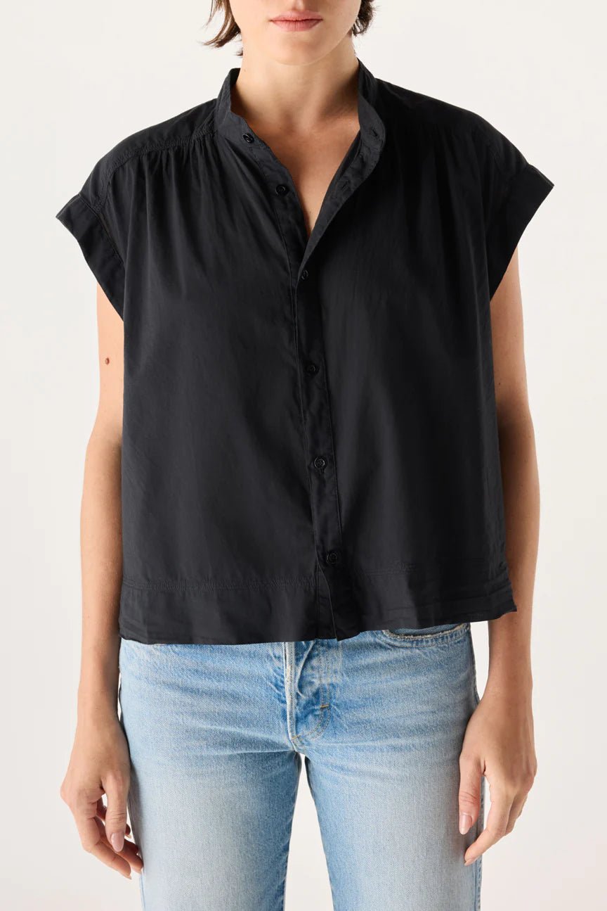 Amo - Tessa Top in Vintage Black - Kalifornia Jean Bar