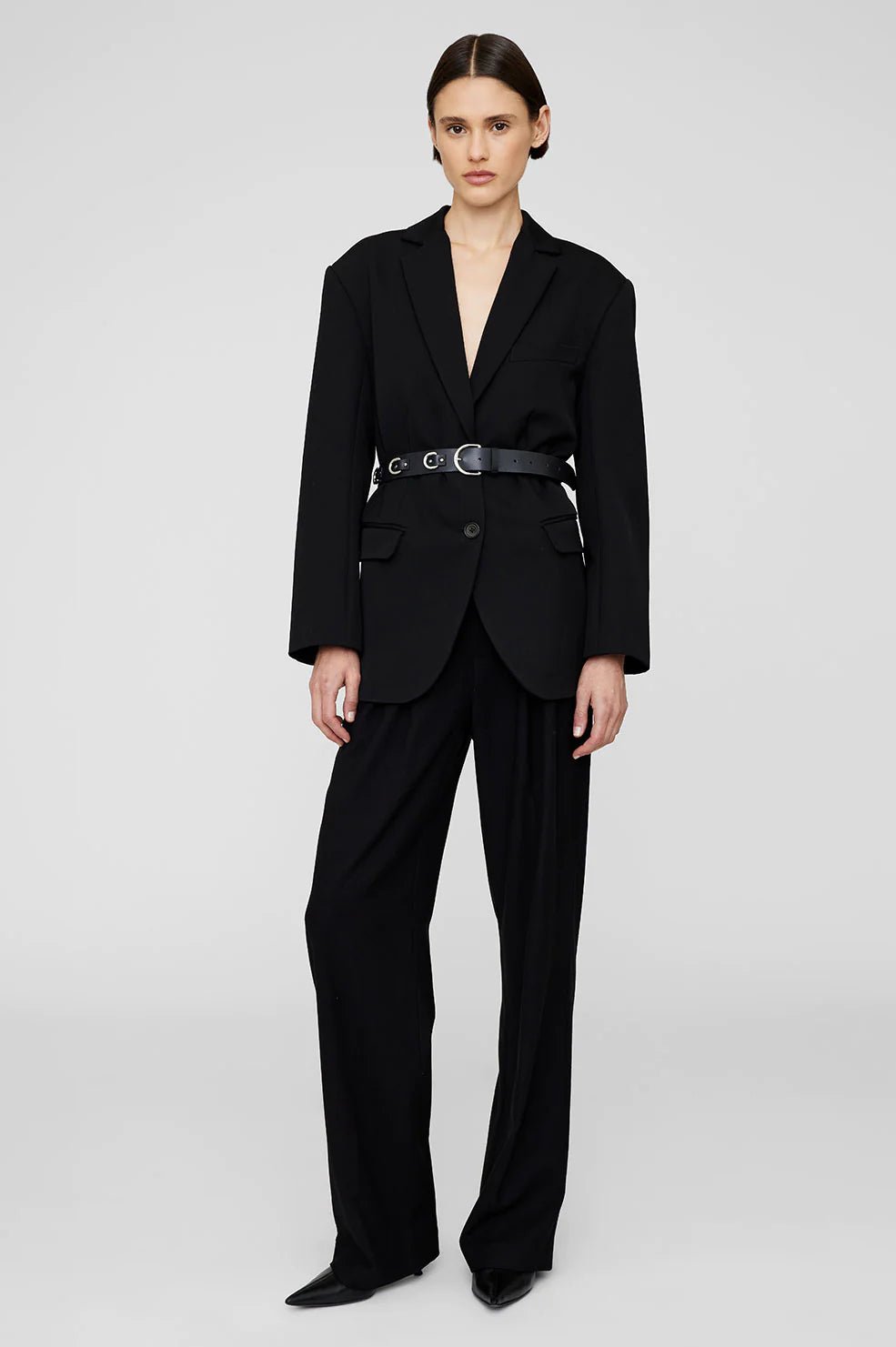 Anine Bing - Black Sheena Belt - Kalifornia Jean Bar