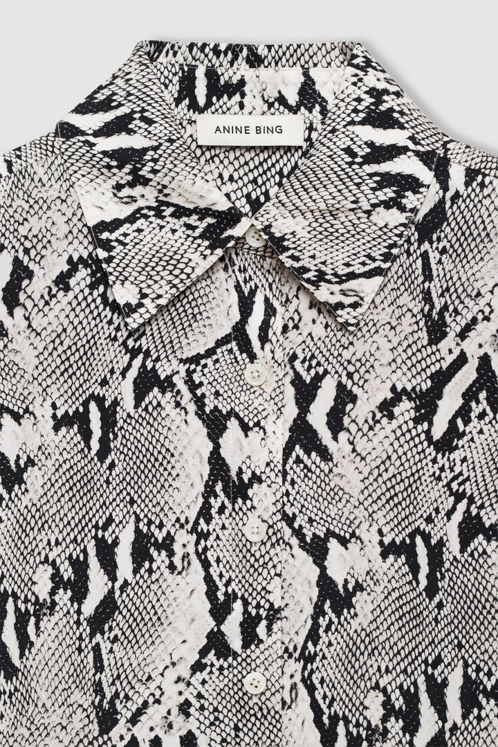 Anine Bing - Bridget Shirt Python - Kalifornia Jean Bar