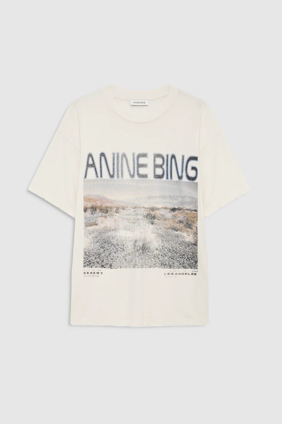 Anine Bing - Cade Wildflowers Tee Off - White - Kalifornia Jean Bar