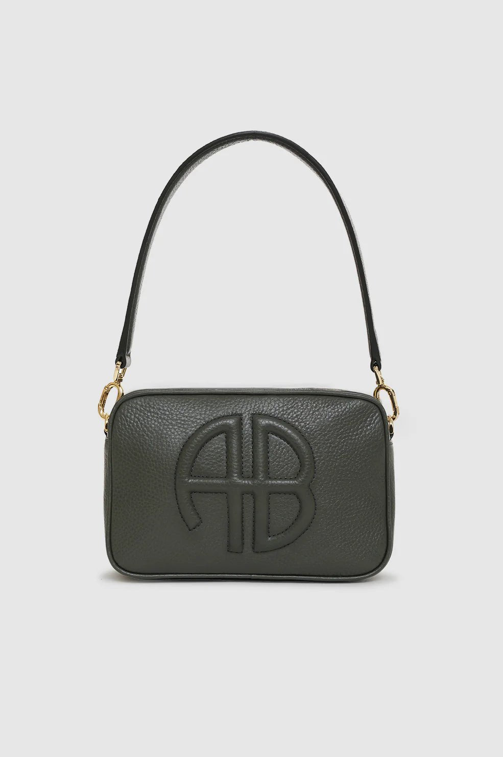 Anine Bing - Dusty Green Pebbled Lili Bag - Kalifornia Jean Bar