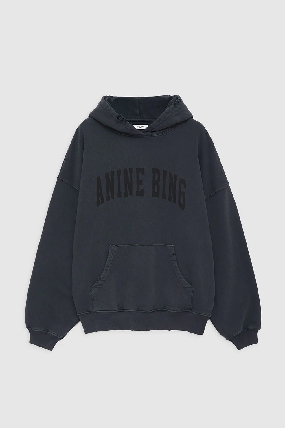Anine Bing - Harvey Sweatshirt in Dark Washed Black - Kalifornia Jean Bar