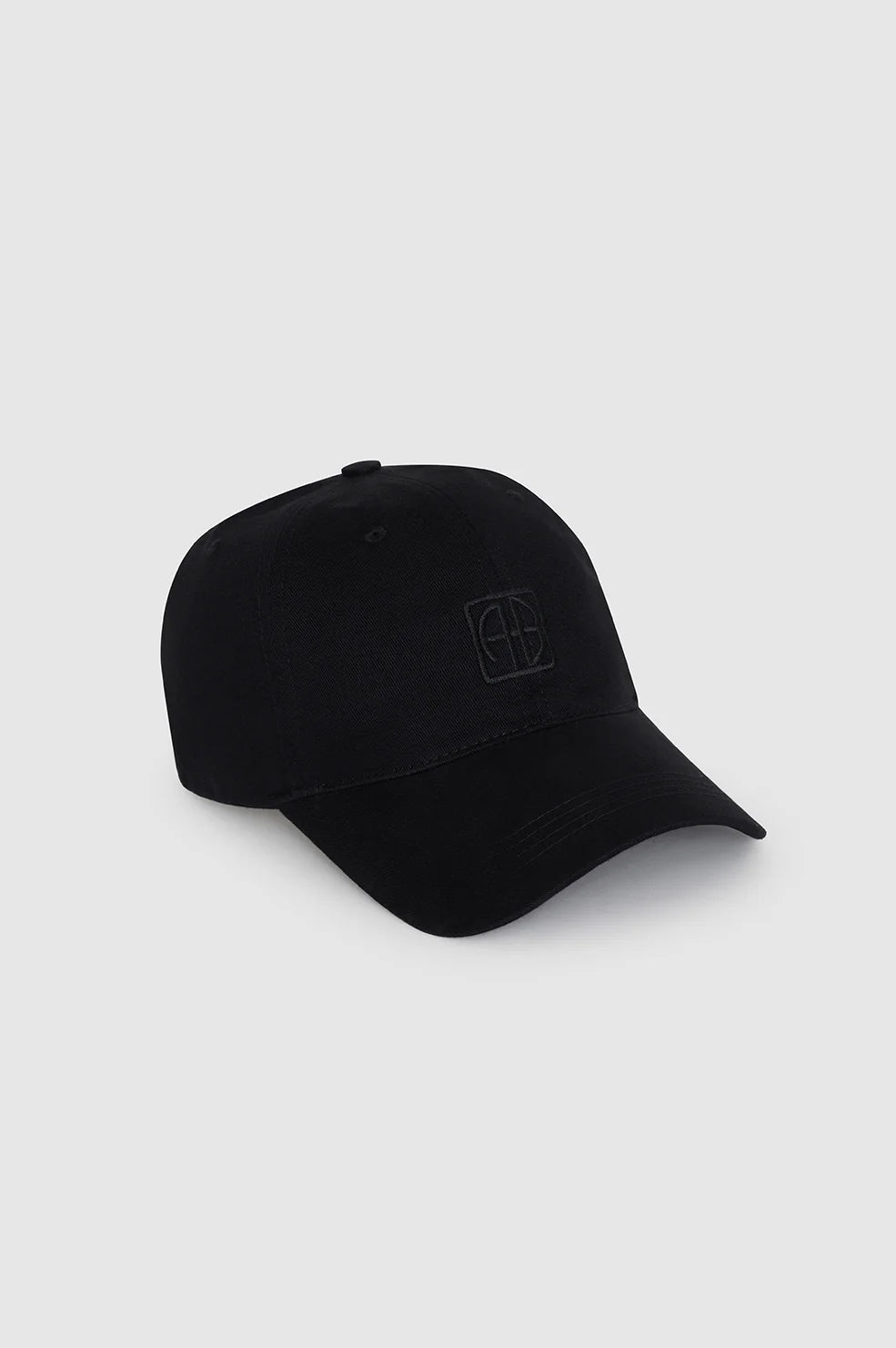 Anine Bing - Jeremy Monogram Baseball Cap in Black - Kalifornia Jean Bar