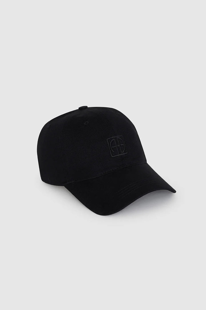 Anine Bing - Jeremy Monogram Baseball Cap in Black - Kalifornia Jean Bar