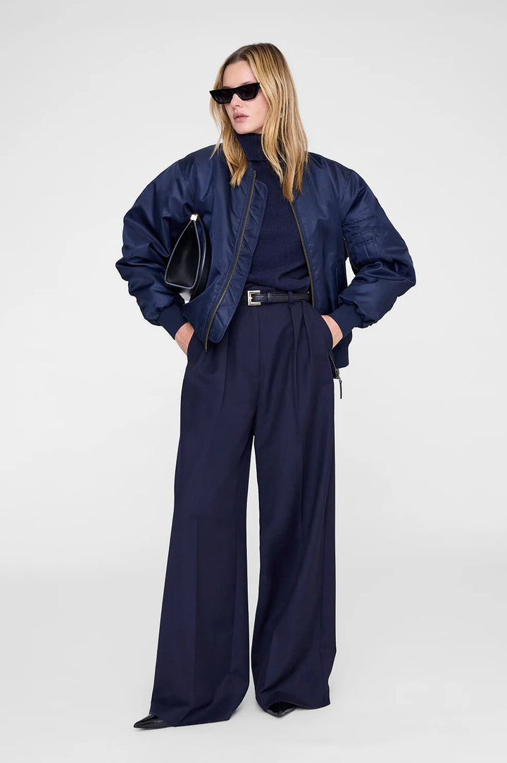 Anine Bing - Leon Bomber Midnight Blue - Kalifornia Jean Bar