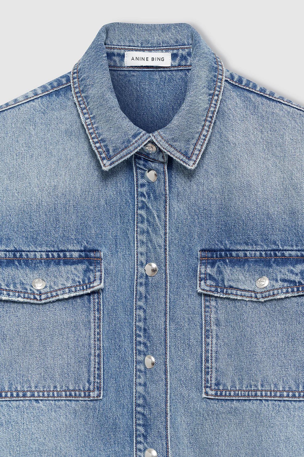 Anine Bing - Paxton Shirt Balton Blue - Kalifornia Jean Bar
