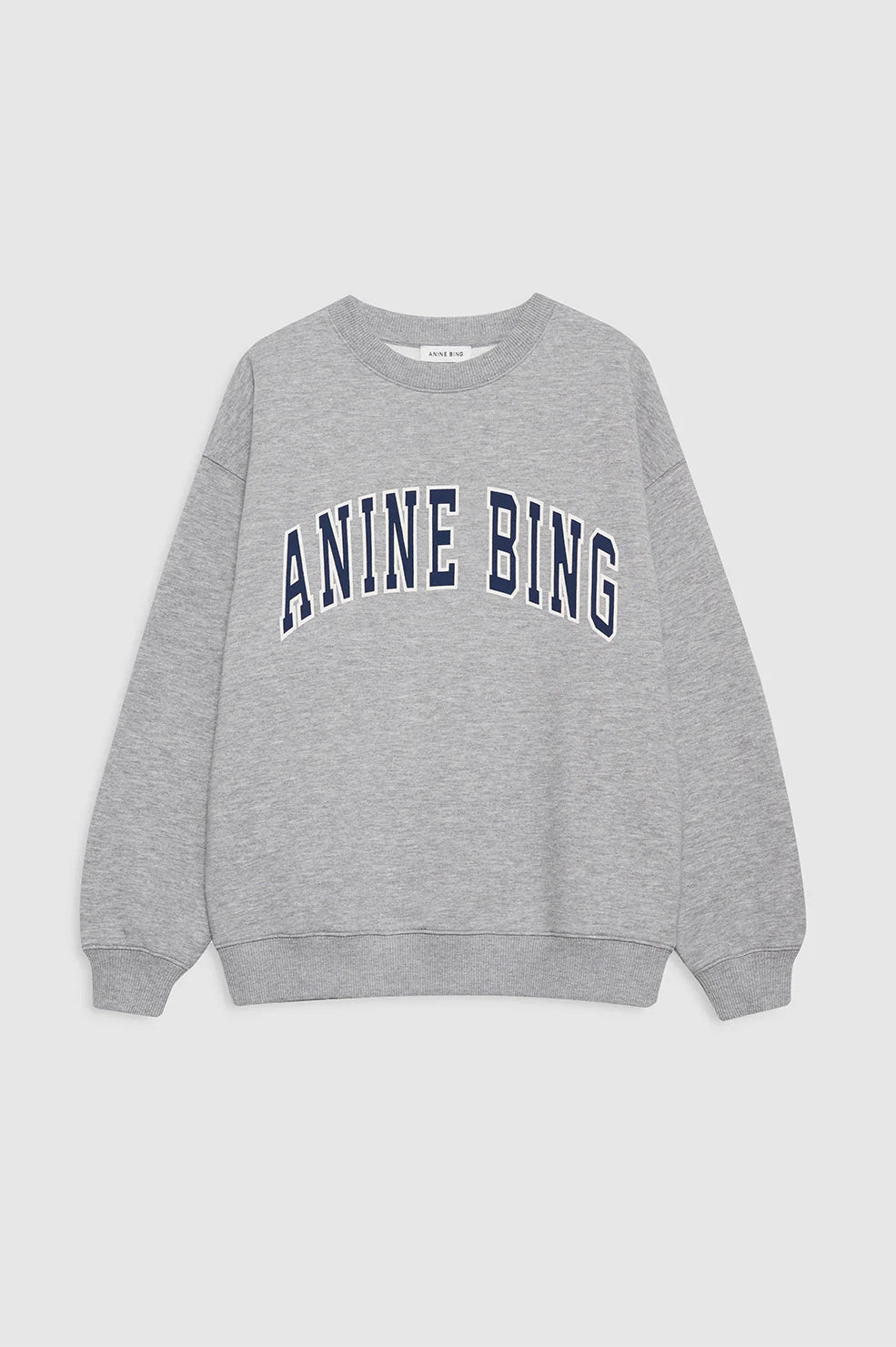 Anine Bing - Spencer Sweatshirt in Heather Grey - Kalifornia Jean Bar