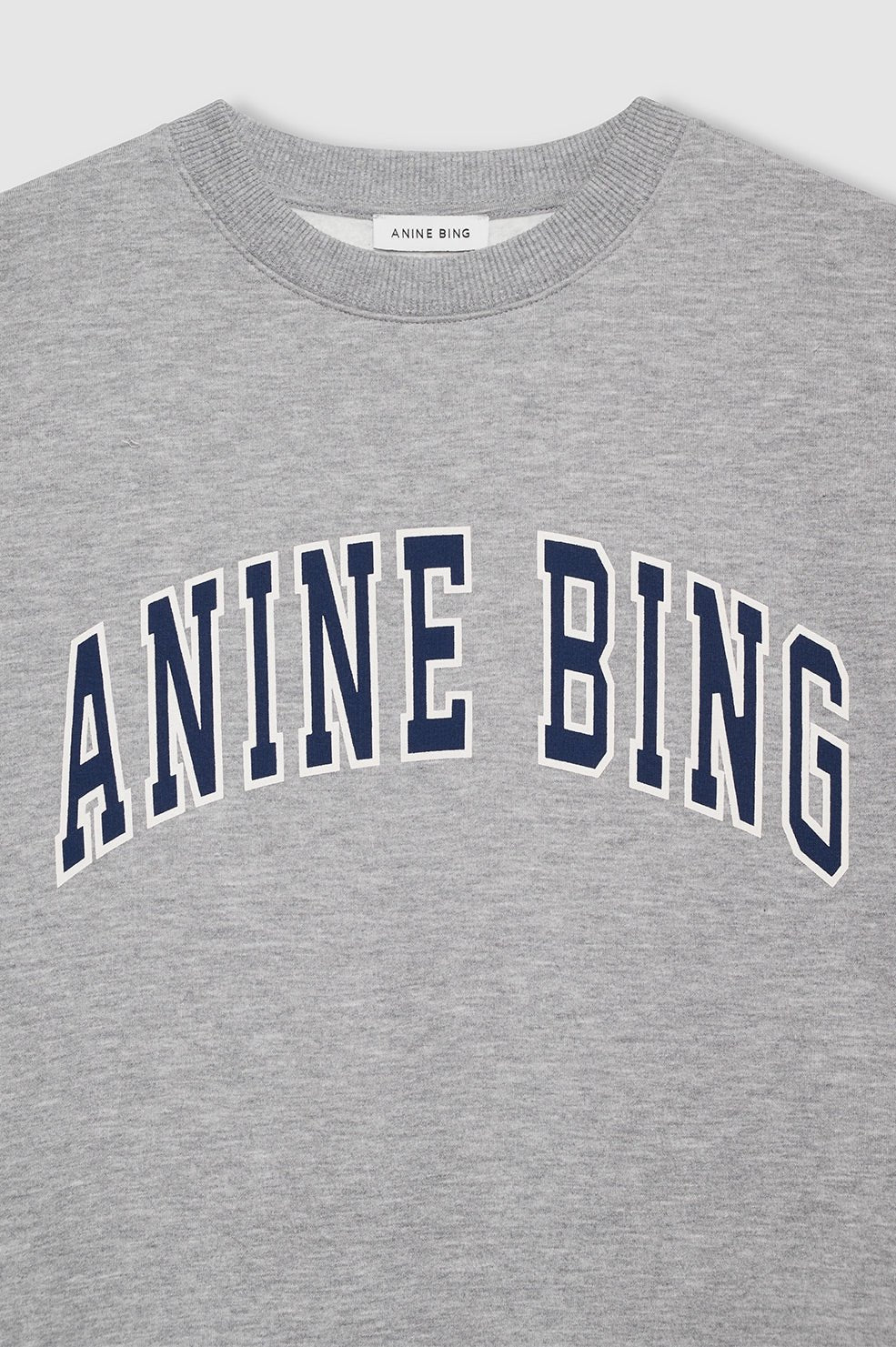 Anine Bing - Spencer Sweatshirt in Heather Grey - Kalifornia Jean Bar
