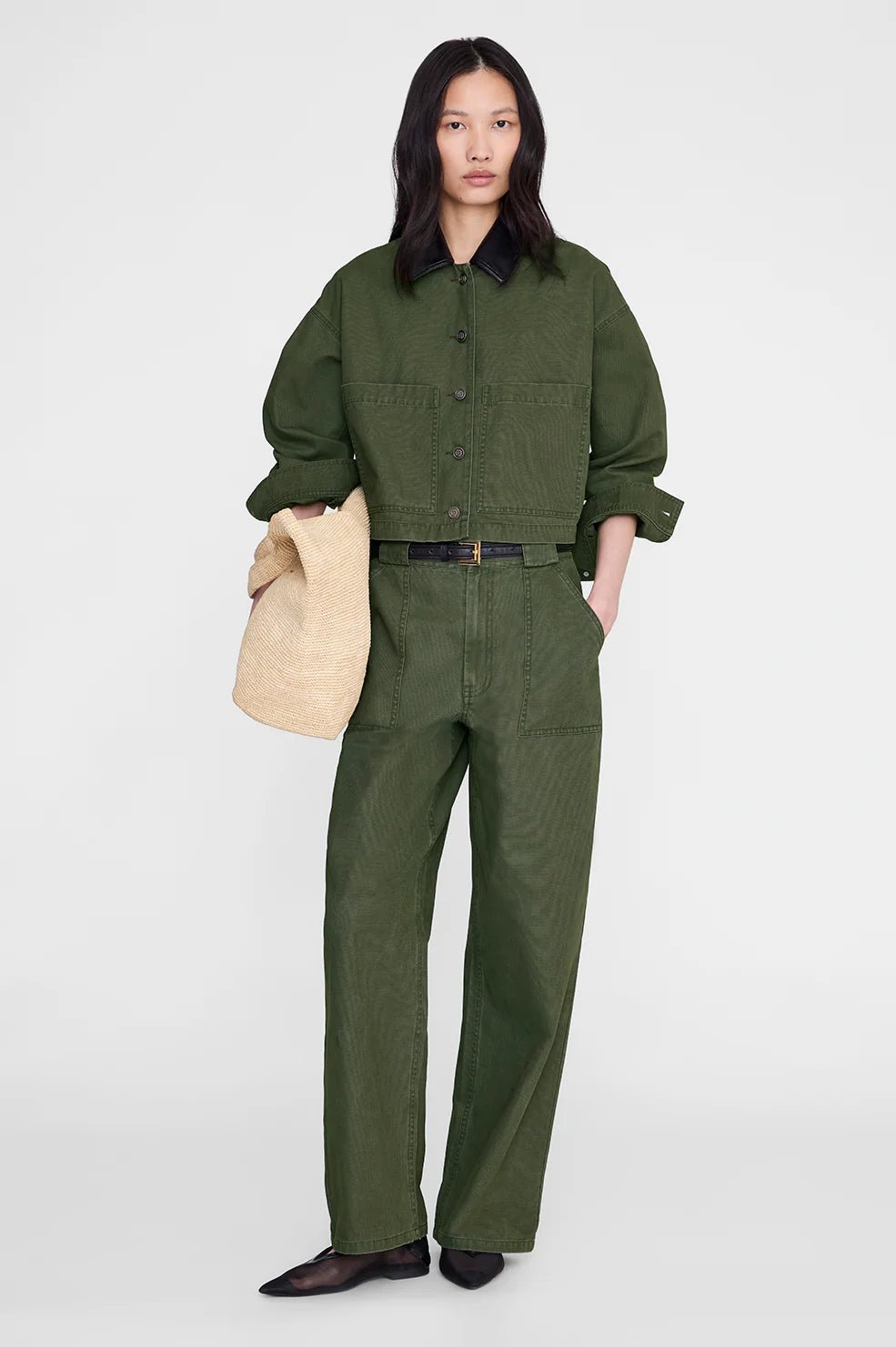 Anine Bing - Yuma Jacket in Army Green - Kalifornia Jean Bar