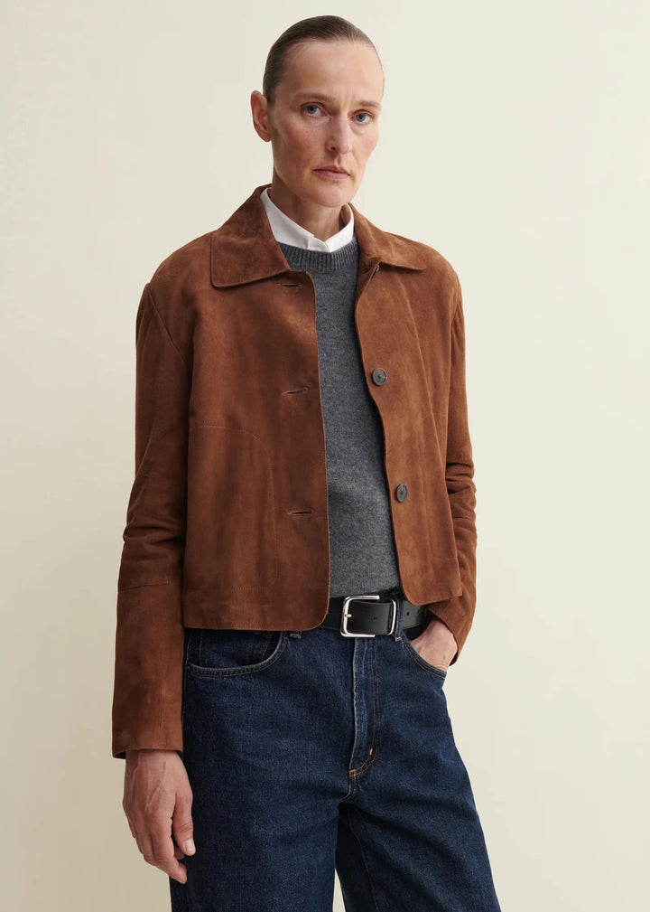 ARMA - Emy Saddle Suede Classic Jacket - Kalifornia Jean Bar