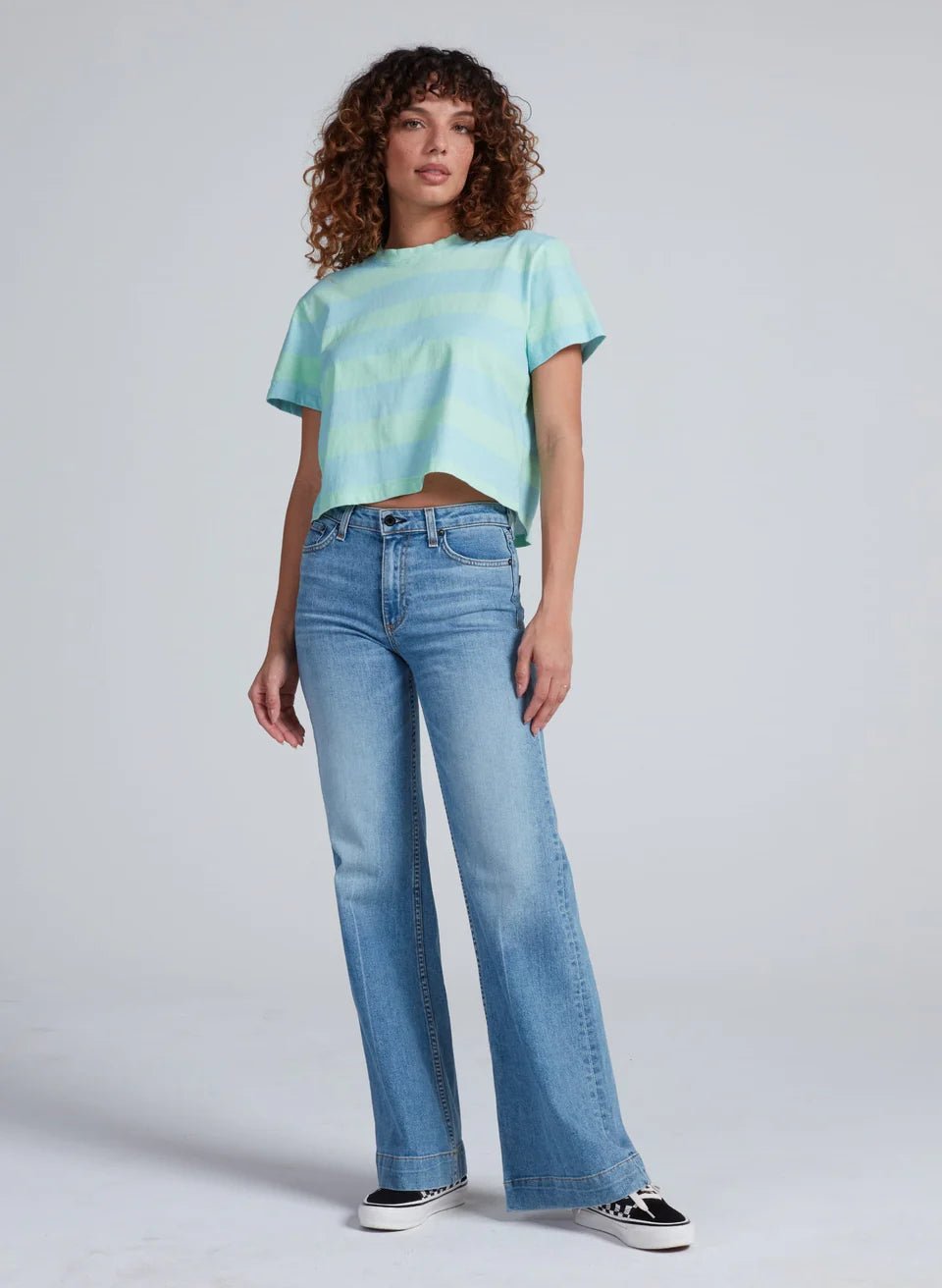Askk NY - Shrunken Boy Tee Mint/Blue - Kalifornia Jean Bar