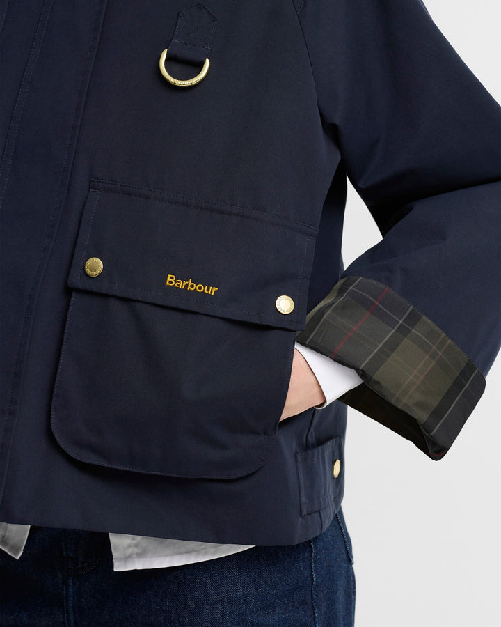 Barbour - Dark Navy Terrington Showerproof Jacket - Kalifornia Jean Bar