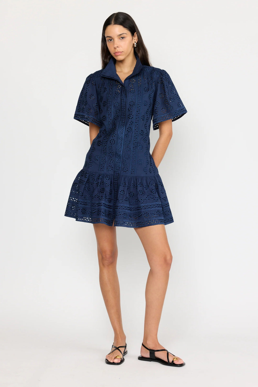 Christy Lynn - Drew Dress in Navy - Kalifornia Jean Bar