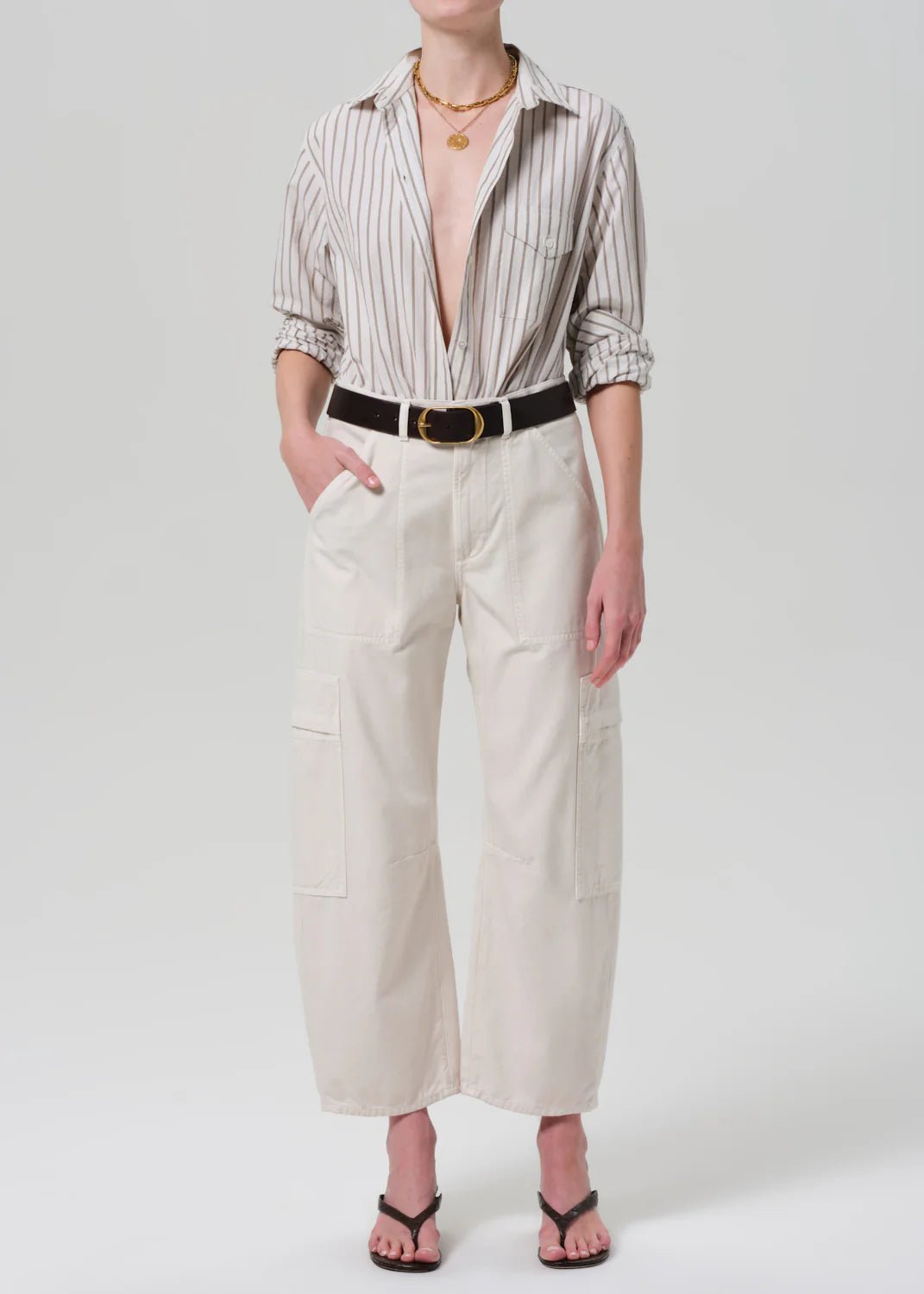 Citizens of Humanity - Almondette Marcelle Low Slung Cargo - Kalifornia Jean Bar