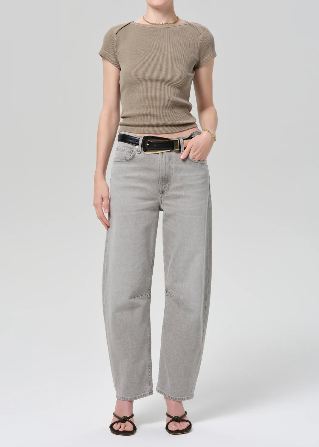 Citizens of Humanity - Bezal Baby Waffle Tee - Kalifornia Jean Bar