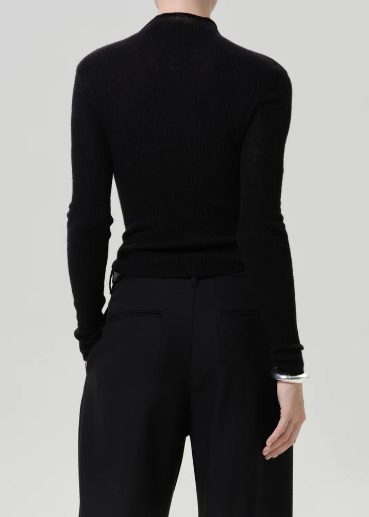 Citizens of Humanity - Black Leelah Turtleneck Sweater - Kalifornia Jean Bar