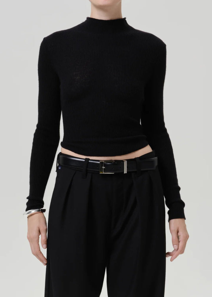 Citizens of Humanity - Black Leelah Turtleneck Sweater - Kalifornia Jean Bar