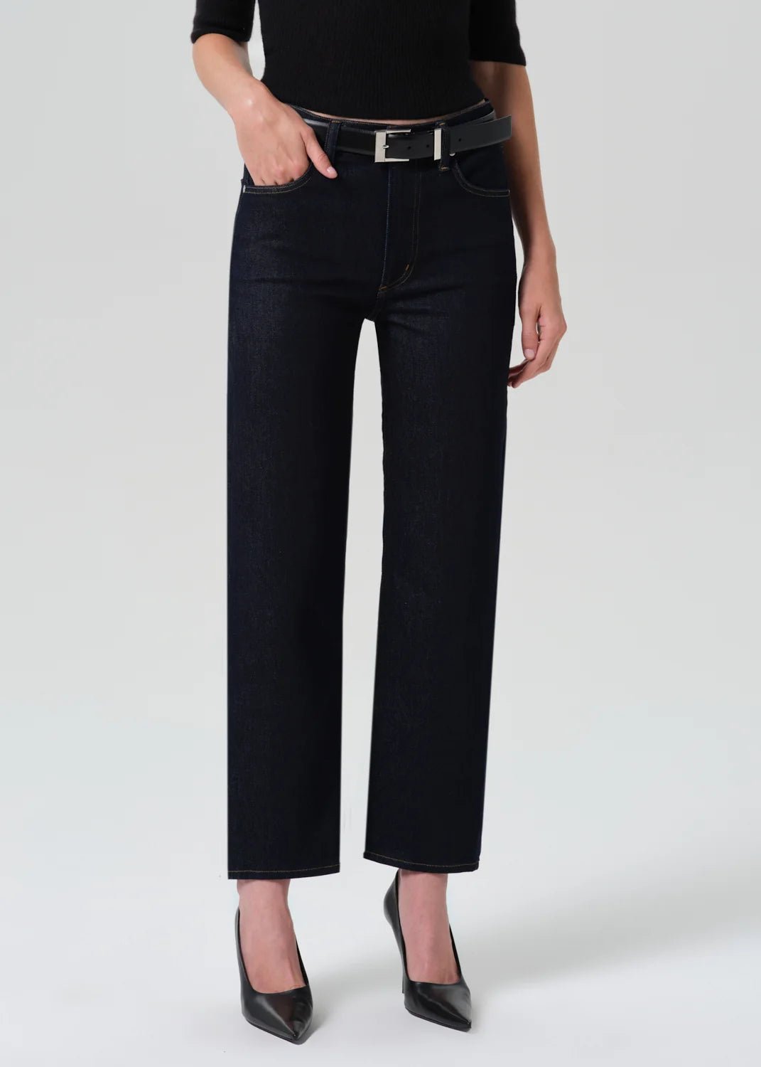 Citizens of Humanity - Inky Rinse Palma Straight Leg Jean - Kalifornia Jean Bar