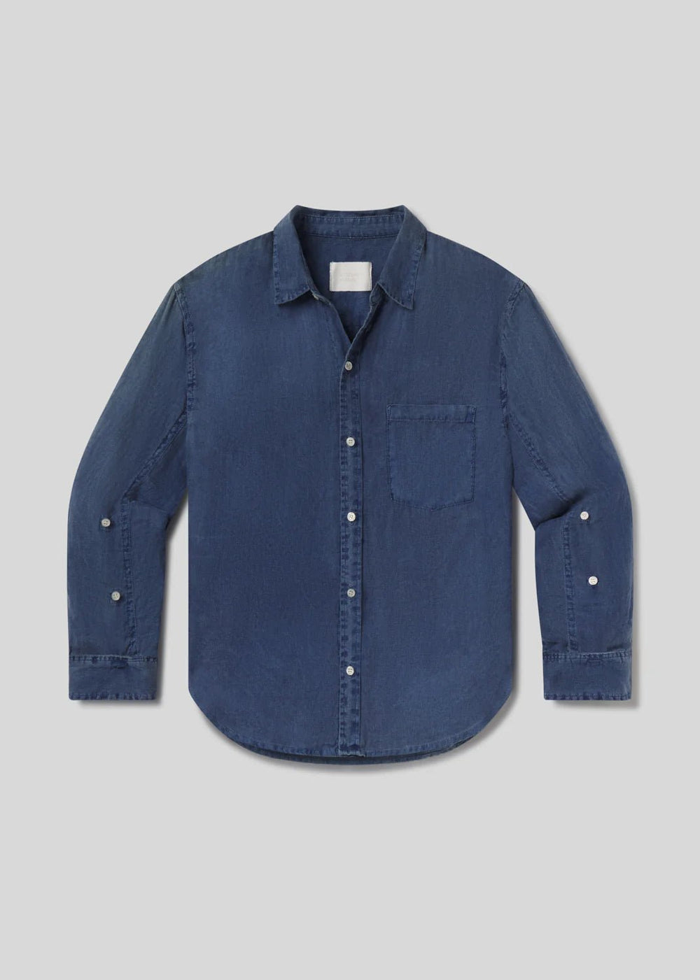 Citizens of Humanity - Kayla Shrunken Linen Shirt Dark India Stone Wash - Kalifornia Jean Bar