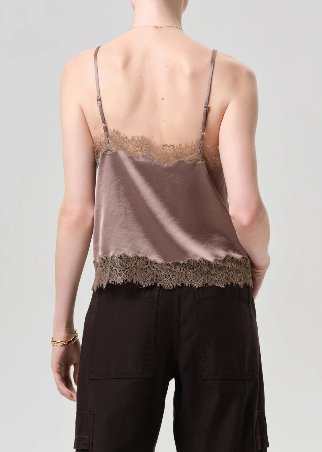Citizens of Humanity - Lace Trimmed Cami Cocoa - Kalifornia Jean Bar