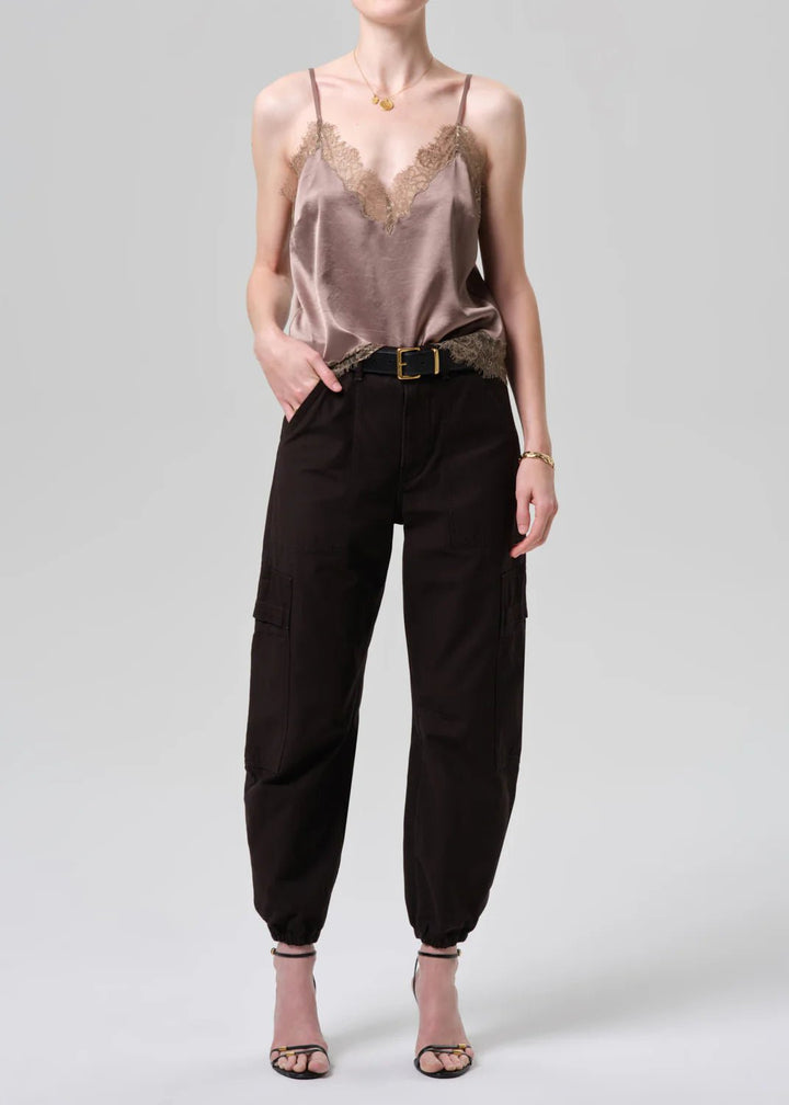 Citizens of Humanity - Lace Trimmed Cami Cocoa - Kalifornia Jean Bar