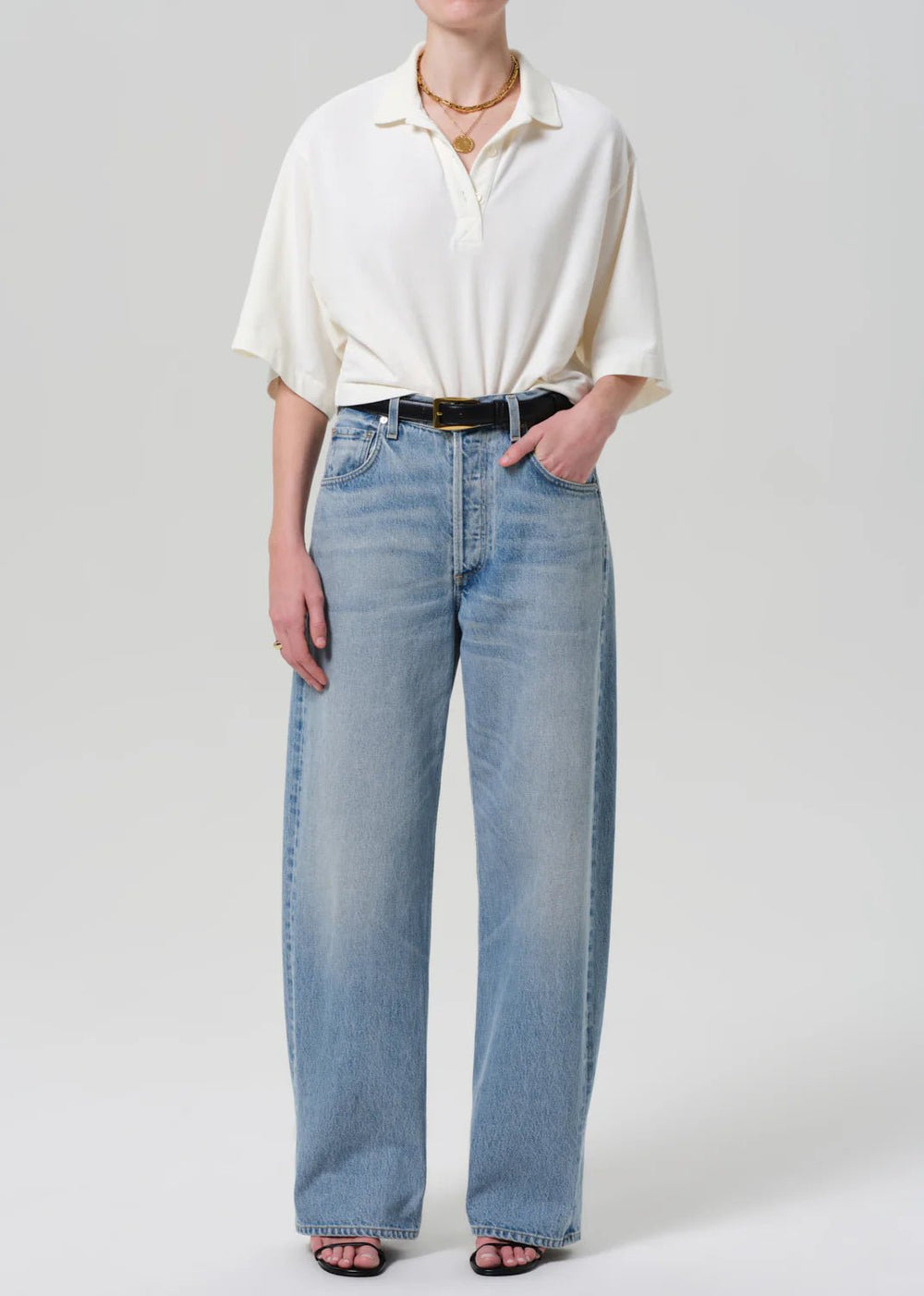 Citizens of Humanity - Lowen Polo in Pashmina - Kalifornia Jean Bar