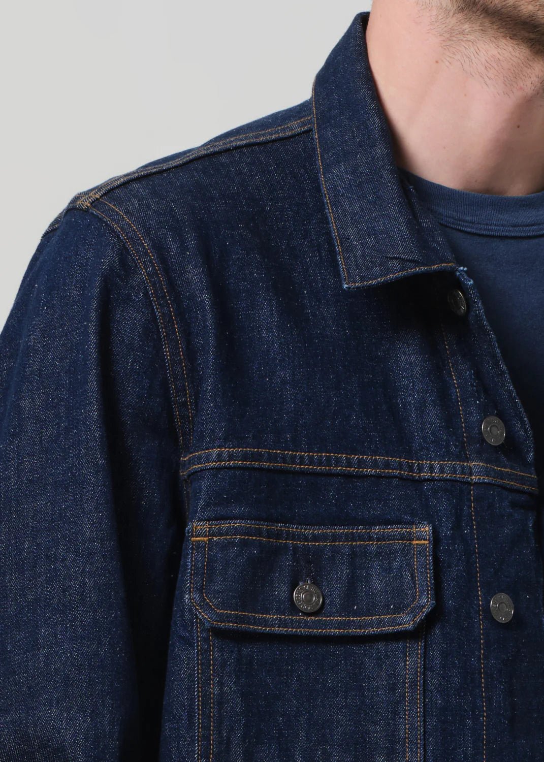 Citizens of Humanity - Men's Box Denim Jacket Crosshatch - Kalifornia Jean Bar