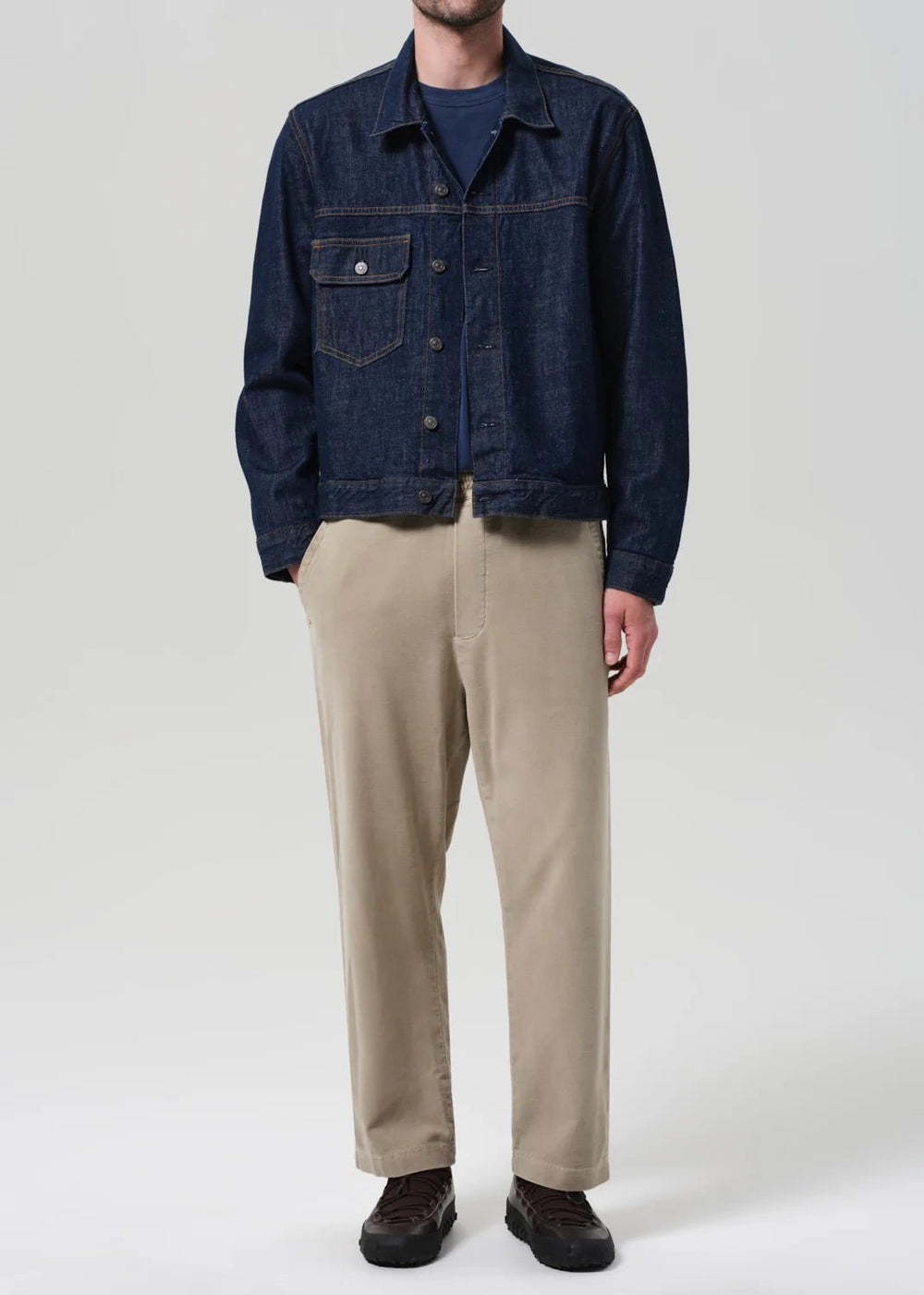 Citizens of Humanity - Men's Box Denim Jacket Crosshatch - Kalifornia Jean Bar