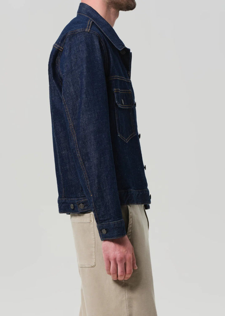 Citizens of Humanity - Men's Box Denim Jacket Crosshatch - Kalifornia Jean Bar
