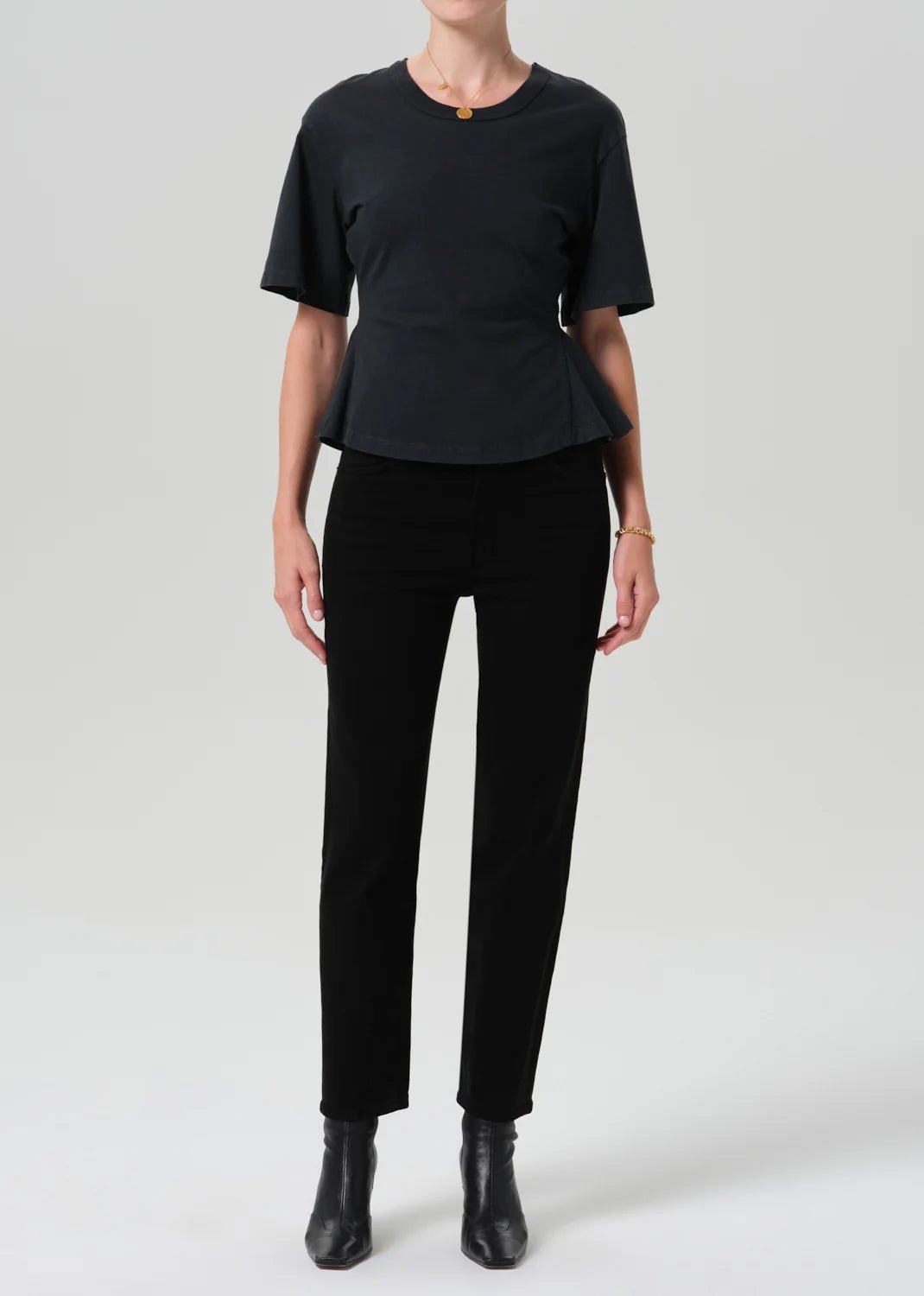 Citizens of Humanity - Plush Black Caia Straight Leg Jean - Kalifornia Jean Bar