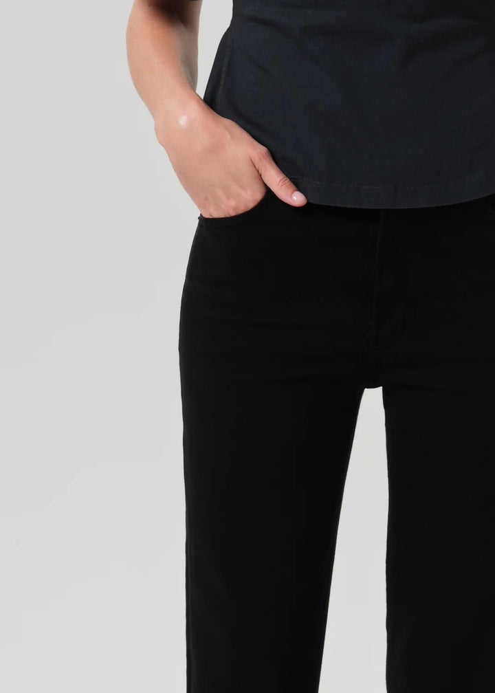 Citizens of Humanity - Plush Black Caia Straight Leg Jean - Kalifornia Jean Bar