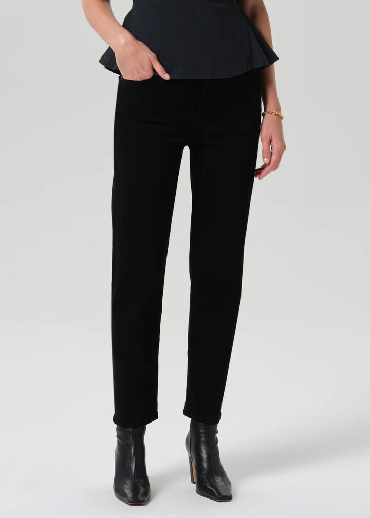 Citizens of Humanity - Plush Black Caia Straight Leg Jean - Kalifornia Jean Bar