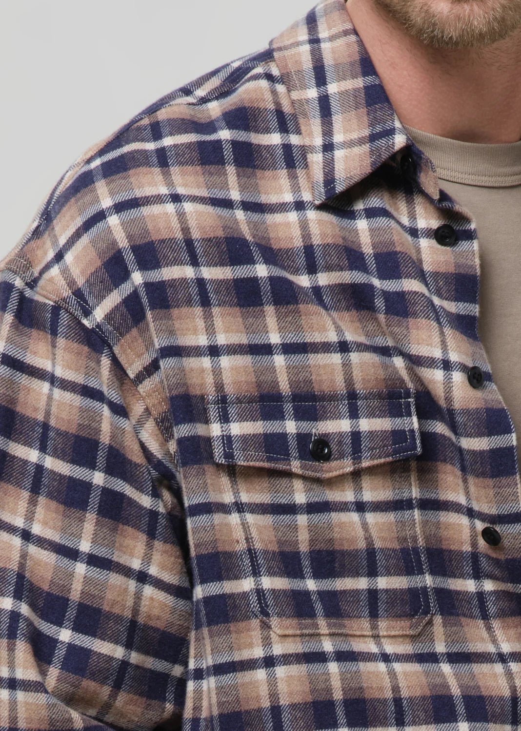 Citizens of Humanity - Shigoto Shirt in Rambler Plaid - Kalifornia Jean Bar