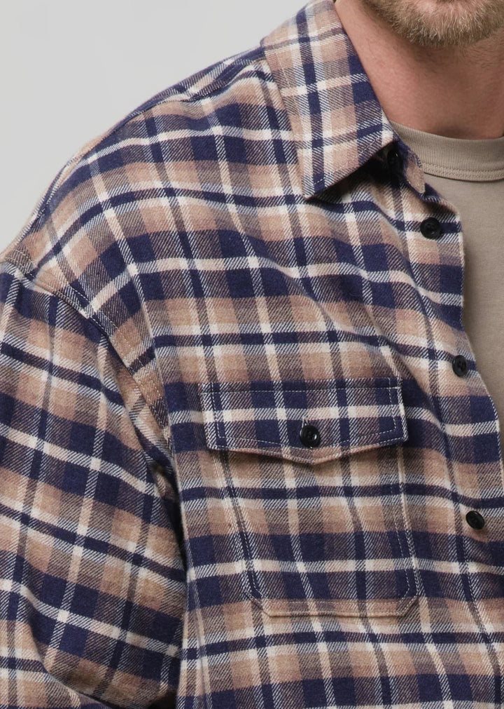 Citizens of Humanity - Shigoto Shirt in Rambler Plaid - Kalifornia Jean Bar
