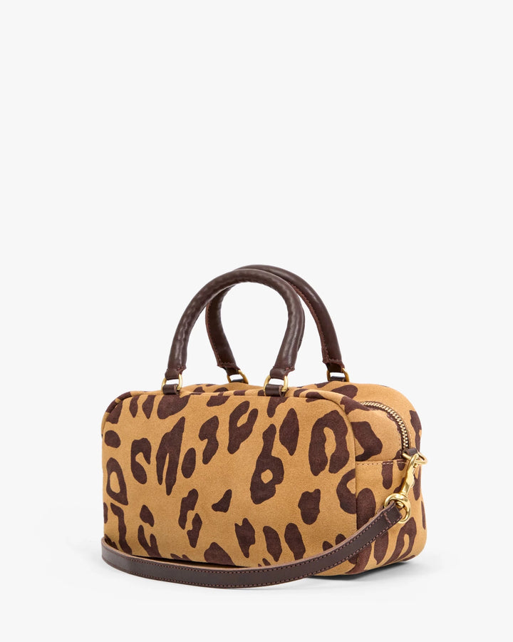 Clare V. - Lark/Brown Pablo Cat Suede Petite Claudine - Kalifornia Jean Bar
