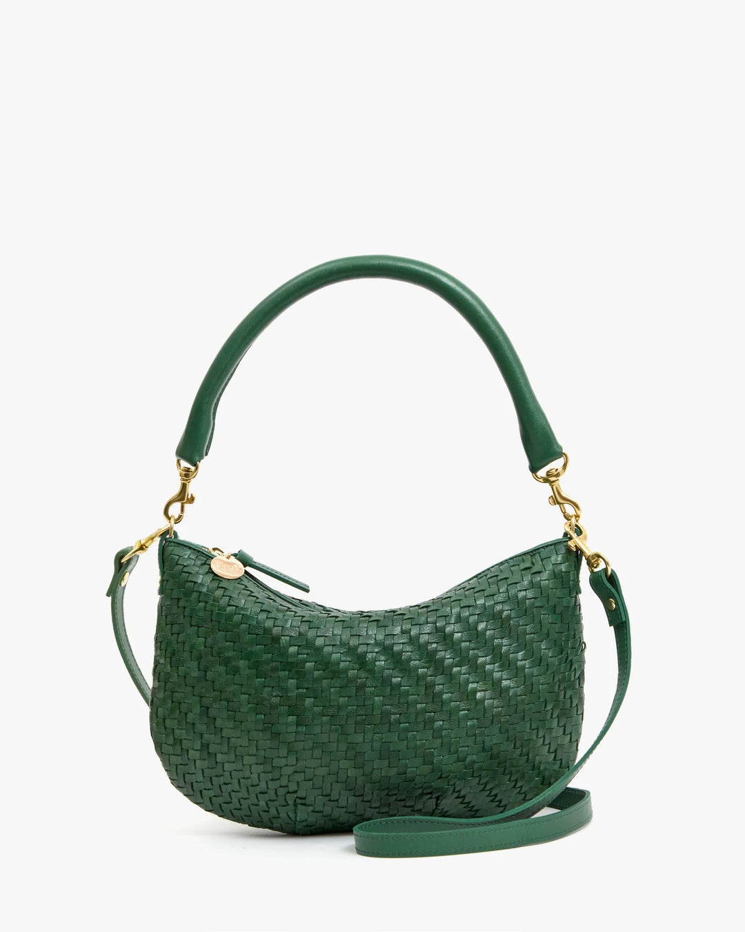 Clare V - Petit Moyen Messenger Evergreen Bag - Kalifornia Jean Bar