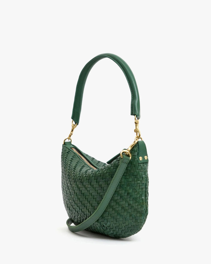 Clare V - Petit Moyen Messenger Evergreen Bag - Kalifornia Jean Bar