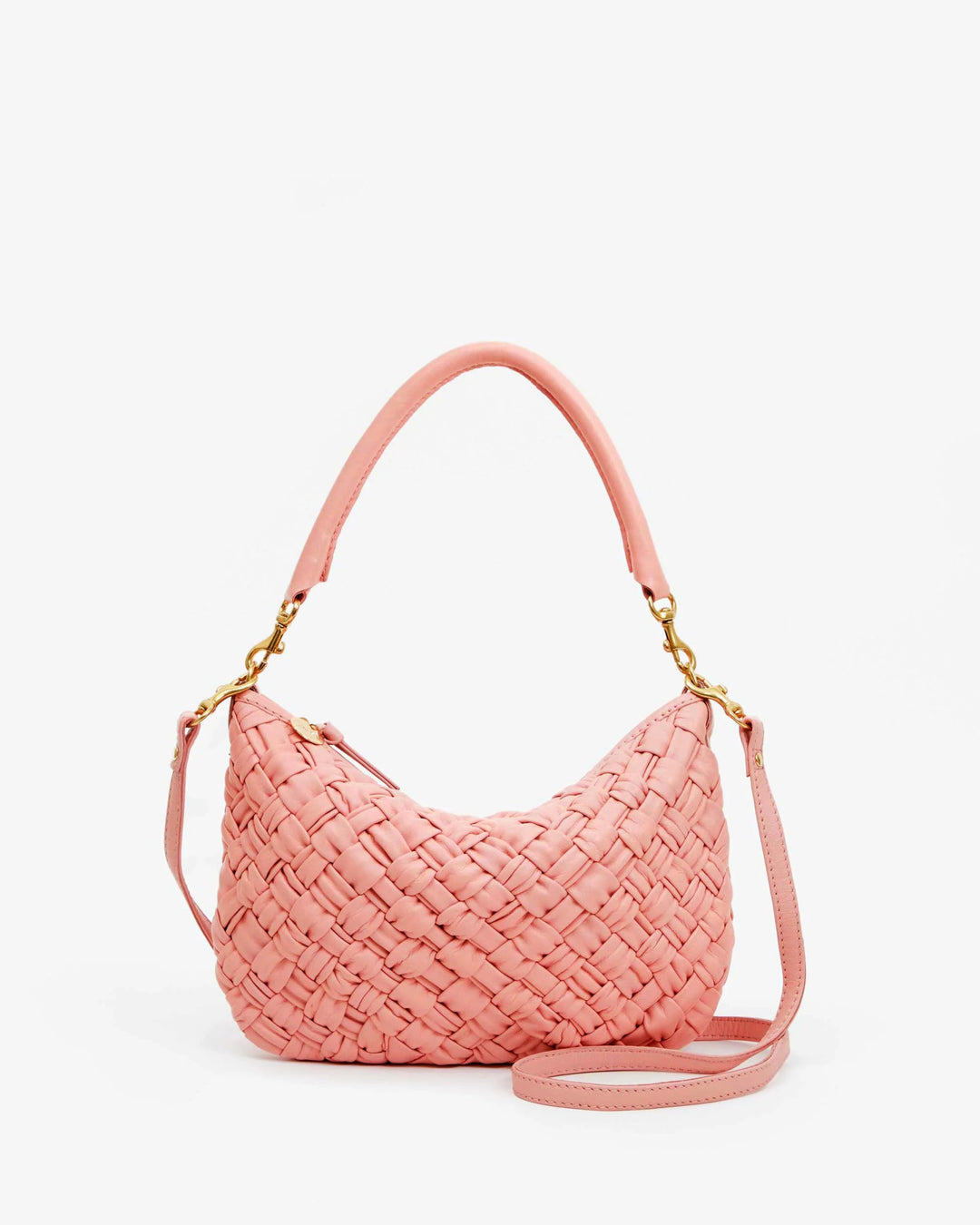 Clare V. - Petit Moyen Puff Messenger in Blush - Kalifornia Jean Bar