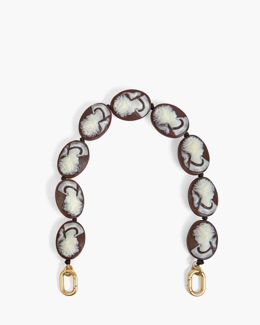Clare V. - Shortie Strap Brown/Creme Cameo - Kalifornia Jean Bar