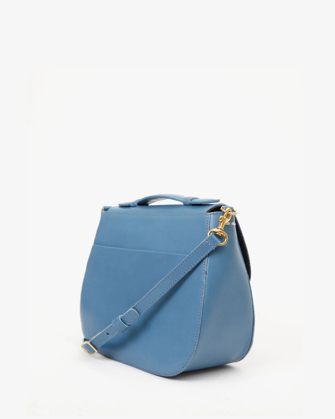 Clare V - Turnlock Louis in Desert Blue w/ Top Handle - Kalifornia Jean Bar