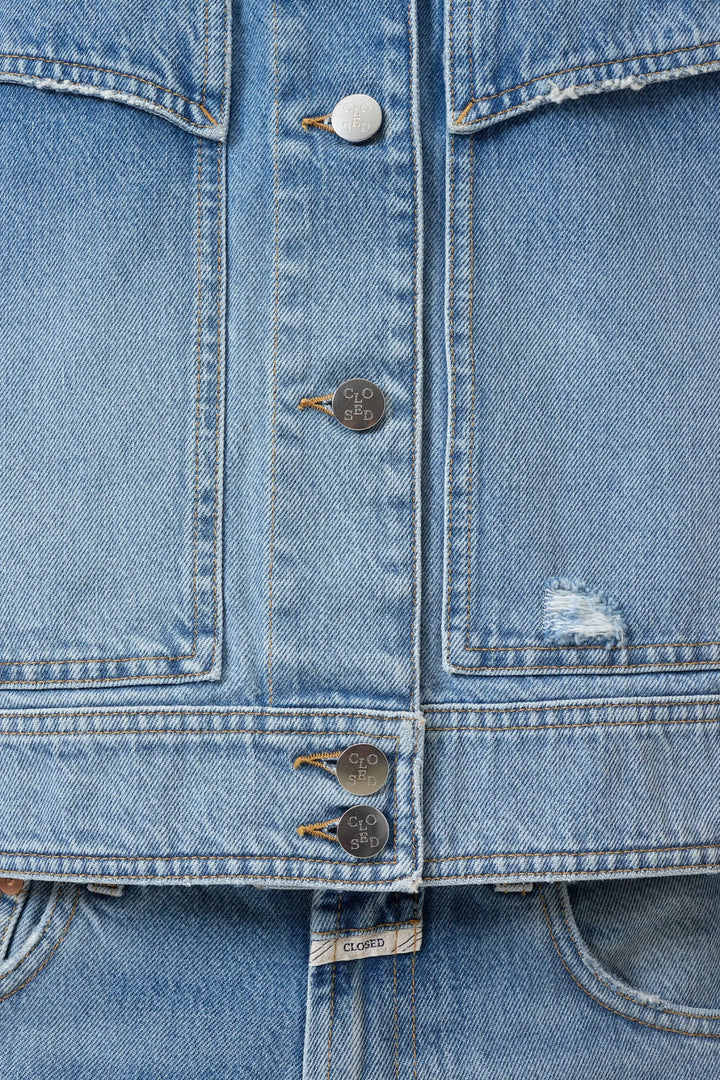 Closed - Mid Blue Denim Jacket - Kalifornia Jean Bar